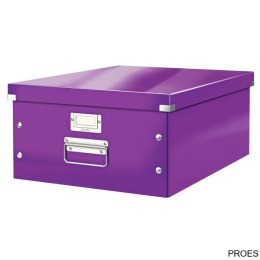 Pudełko LEITZ Click & Store A3 fioletowe 60450062 (X)