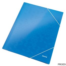 Teczka kartonowa z gumką LEITZ niebieska WOW 39820036
