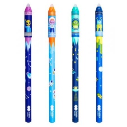 Długopis wymazywalny Space2, 0.5mm, niebieski, Happy Color HA 4120 02SP-3