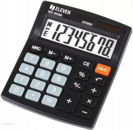 Kalkulator biurowy ELEVEN SDC-805NR, 8-cyfrowy, 120x105mm, czarny